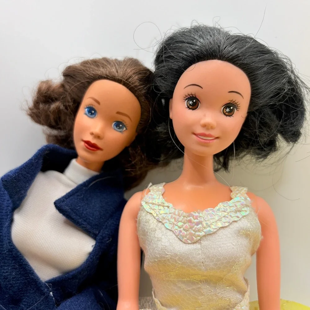 Disney Vintage Mary Poppins and Snow White Fashion Doll Lot 11.5 inch Toys 2pc